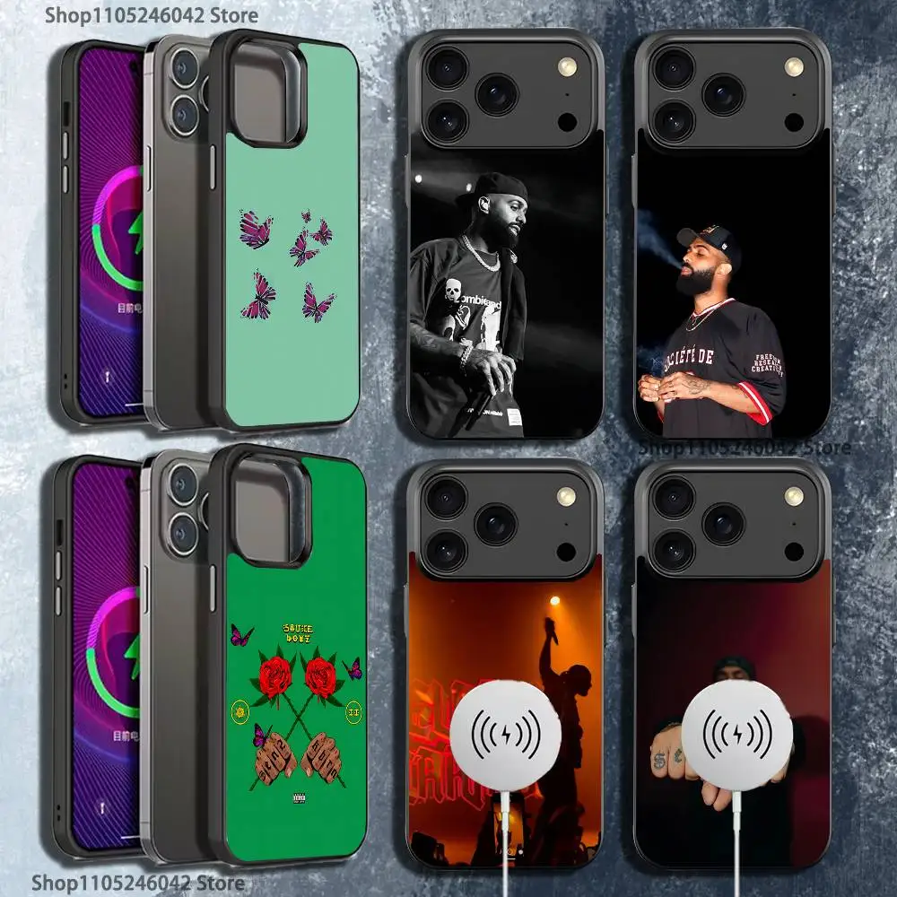 

E-Eladio Carrion Sauce Boyz For iPhone 17,16,15,14,13,12,11,Pro,Max,Plus,Mini,SE4,E Black Phone Case Magnetic Wireless Charging