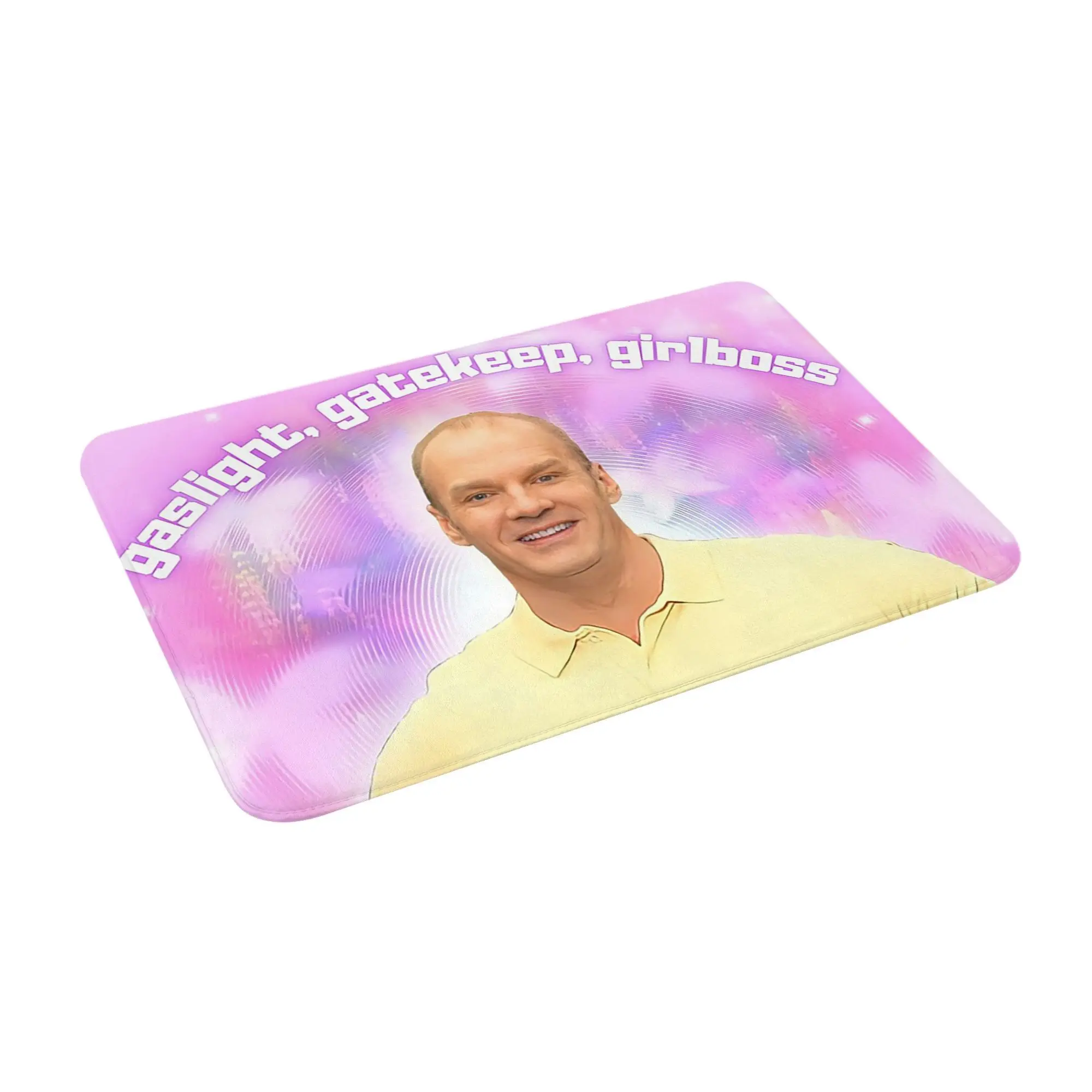 

Gaslight, Gatekeep, Girlboss Non-slip Doormat Floor Mat Durable Carpet Rug for Kitchen Entrance Home Living room Footpad Mats