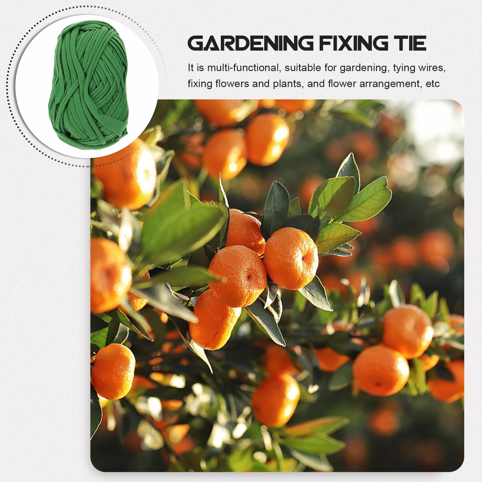 

30m Plant Support Ties Reusable Acrylic Straps 2 Rolls Garden Climbing Fixing Wire Vines Flowers Gardening Household