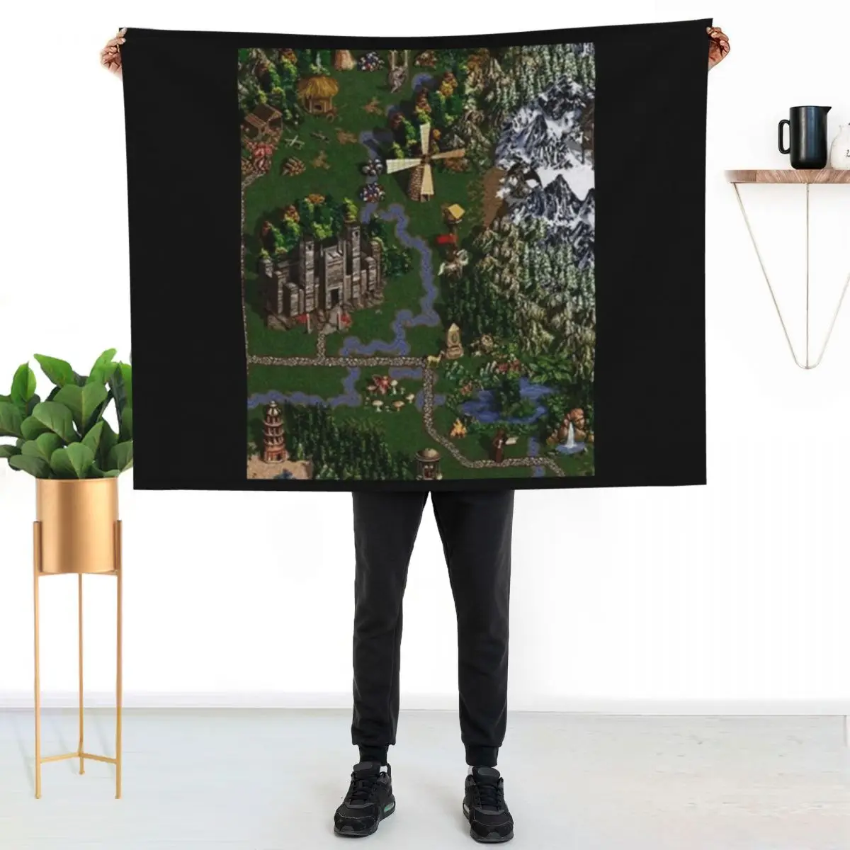 

heroes of might and magic Graphic . Throw Blanket Cozy Warm Blanket for Bed Room Decor