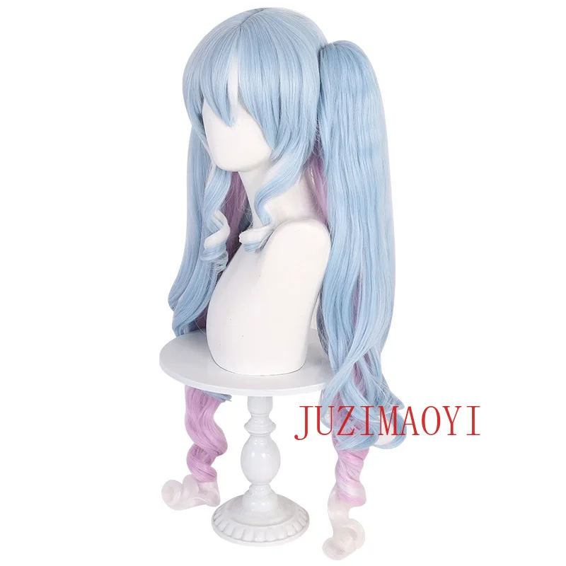 VOCALOID 2023 Snow Miku 90cm Long Anime Cosplay Wigs Fiber Heat Resistant Synthetic Hair + Wig Cap