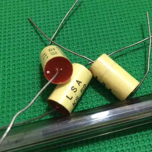 30pcs  Selected for LSA USA Red Head KS52 0.0158UF 100V Foil Coupling Non-Polar Capacitor