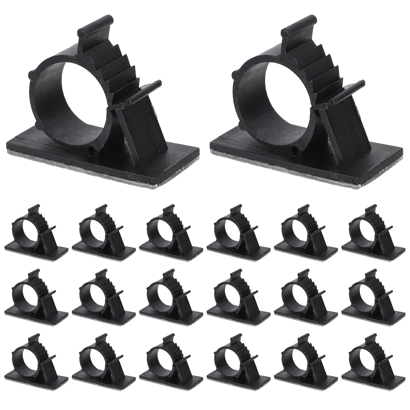 50-teiliges Rohrschellen-Schlauchhalterungs-Suite, bruchfreier Draht, Gartenhalter, Kunststoffklemmen, Anschluss-Sortiment