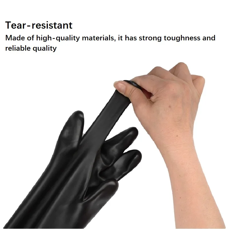 

Экспериментальные перчатки для рабочей коробки, перчатки для анаэробной коробки, перчатки с длинными рукавами из бутилкаучука заменяют Honeywell 8b1532