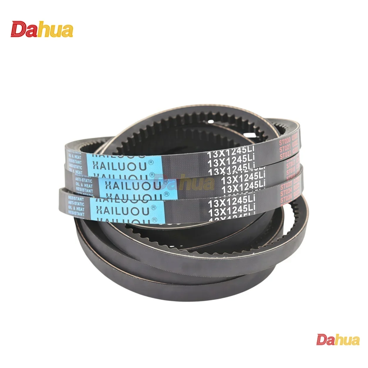 13X AVX13 Heavy Duty Polyester Cogged Belt, ShockProof Fan Drive Belt for Car Truck Tractor, 13mm Top Replacement 380-1041Li