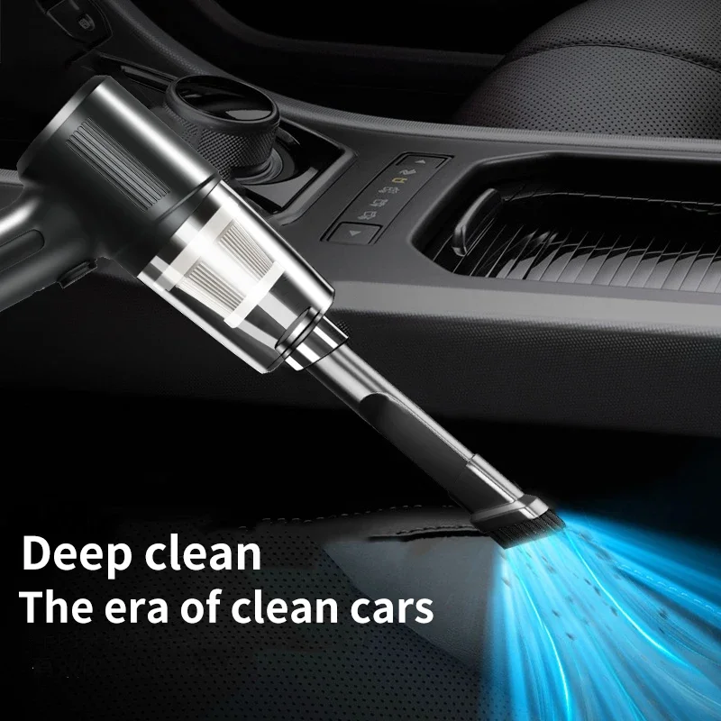 Vacuum Cleaner USB Charging Car Household Vacuum Cleaner Small Car with Fully Automatic High Power Powerful Cleaning