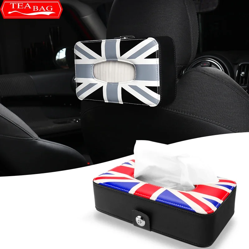 Car Styling Tissue Box Interior Accessories for BMW MINI ONE COOPER S F54 F55 F56 F57 F60 R55 R56 R60 R61 Clubman Decoration