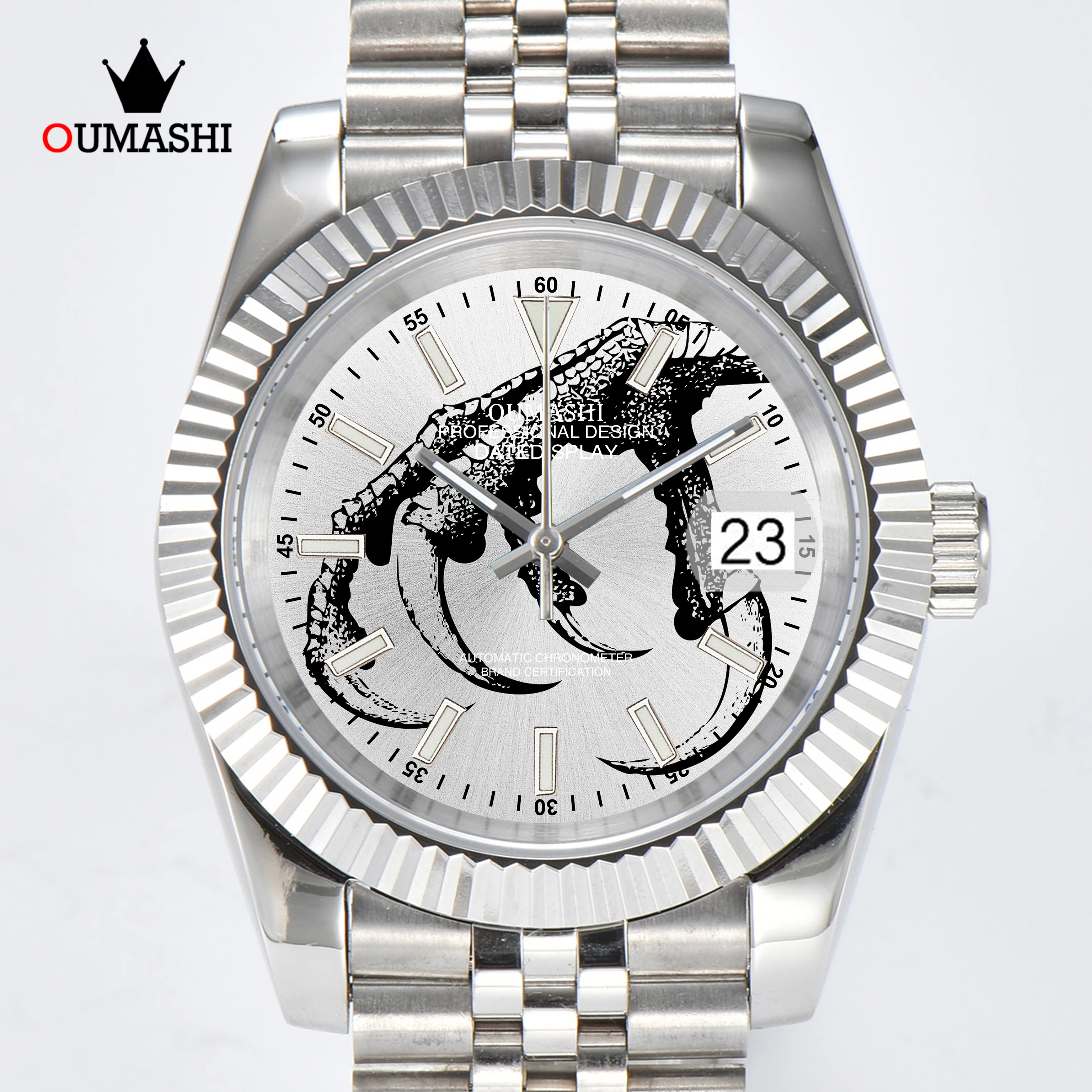 NH35 Watch 39/36mm Lion-Tiger Series Automatic Mechanical Movement Sapphire Glass Water-Resistant to 5 ATM Customizable