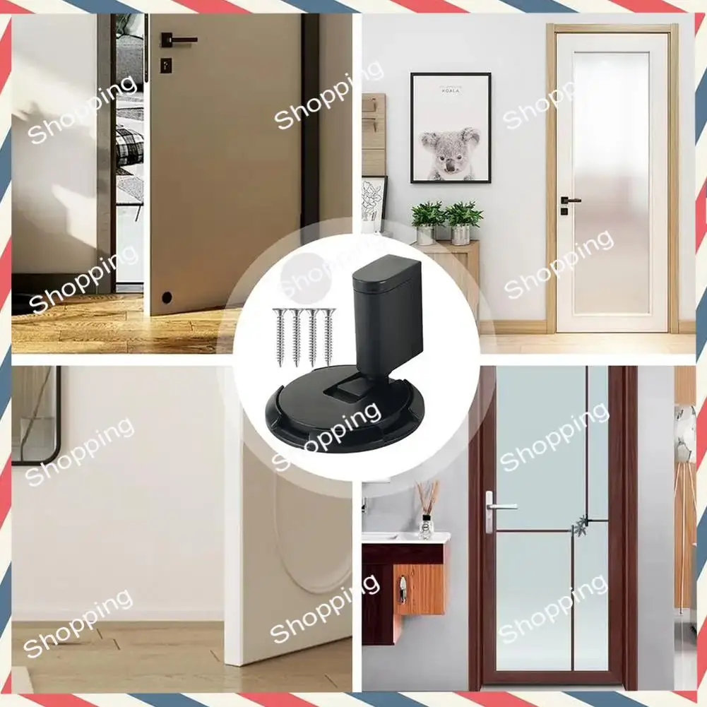 

M20K Floor Door Stopper Lock Strong Windproof Mechanical Exterior Door Stop Nopunch Adjustable Height Door Stop Lock