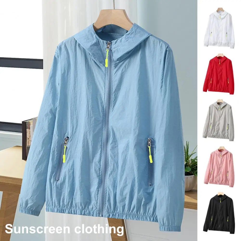 Fashionable Trendy New Hot Selling Sun Clothing Lightweight Breathable Couple's Cold Super Strong UV Fishing Jacket