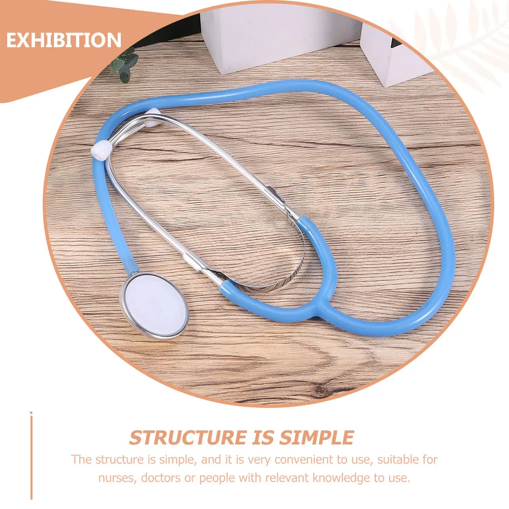 

2pcs Portable Stethoscope Medical Aid Auscultation Device For Medical Students Nurses Kids Hospital Clinic Use