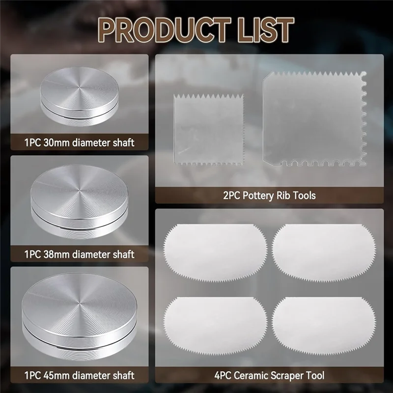 【ข้อเสนอแฟลช】เครื่องขูดดินเหนียวสแตนเลสและเครื่องมือปั่นตัดแบบโยน (30 มม./38 มม./45 มม.) เครื่องมือแกะสลักดินเซรามิกสําหรับ Textu