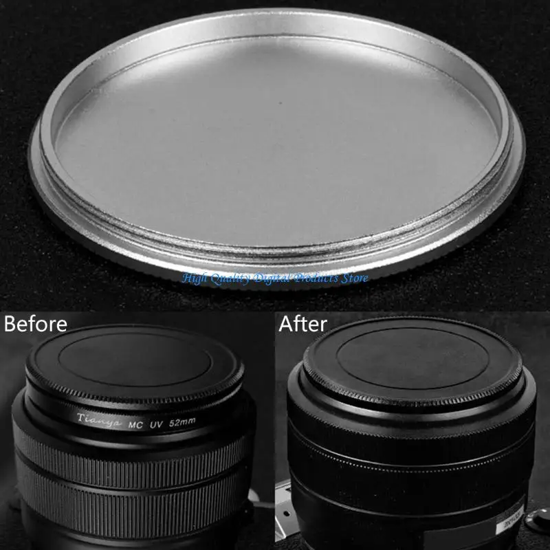 U2je Linsenabdeckung Staubdestellter Aluminium -Objektivschutz für DSLR -Spottingeleskope