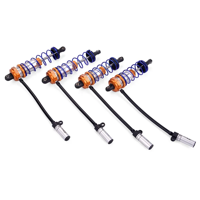 

4Pcs Metal Front and Rear Shock Absorber for ZD Racing DBX-10 DBX10 1/10 RC Car Upgrade Parts Accessories,1