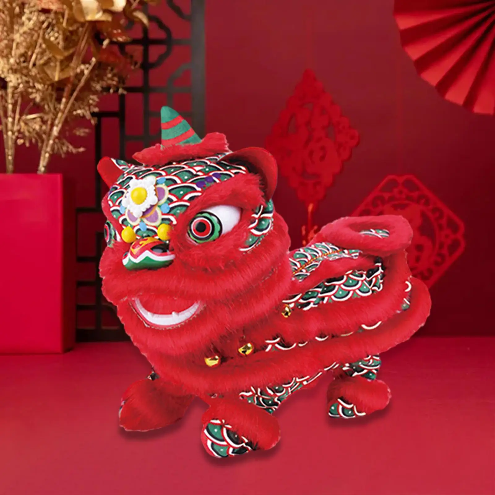 

Electric Lion Dance Toy Doll Exquisite Adorable Lunar New Year Shaking Head Animals for Children Baby Girls Boys New Year Gifts