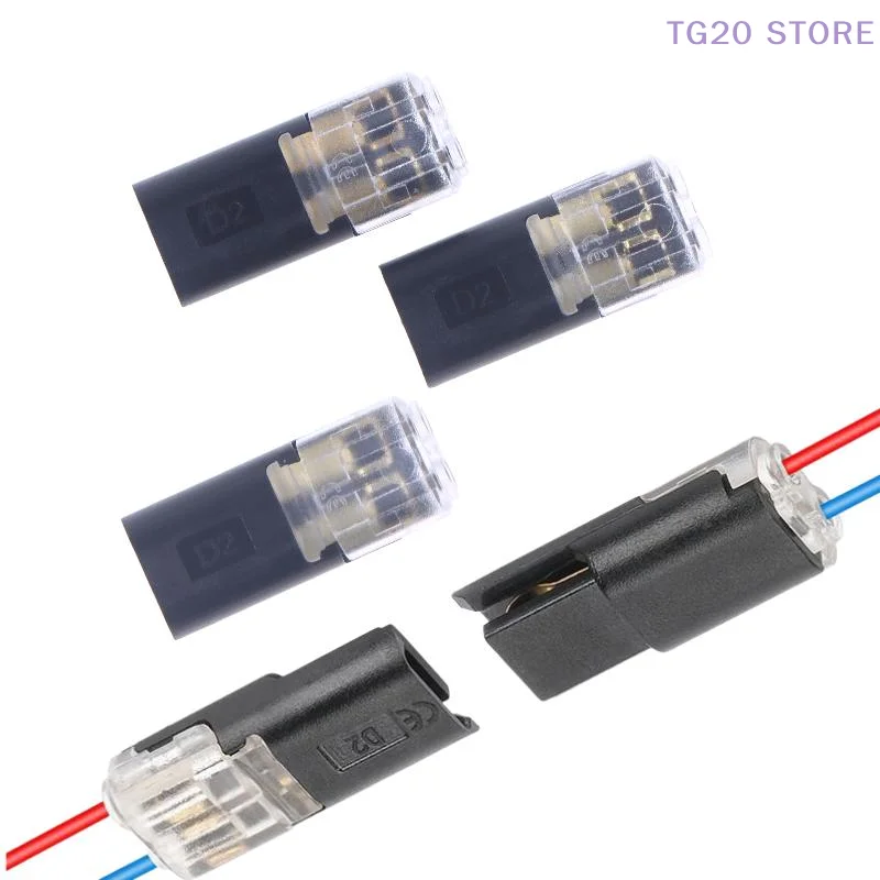 5/10/20Pcs 2 Pin Way Plug Electrical Connector Car Wire Cable Automotive Electrical Connector Strip Terminal Connection