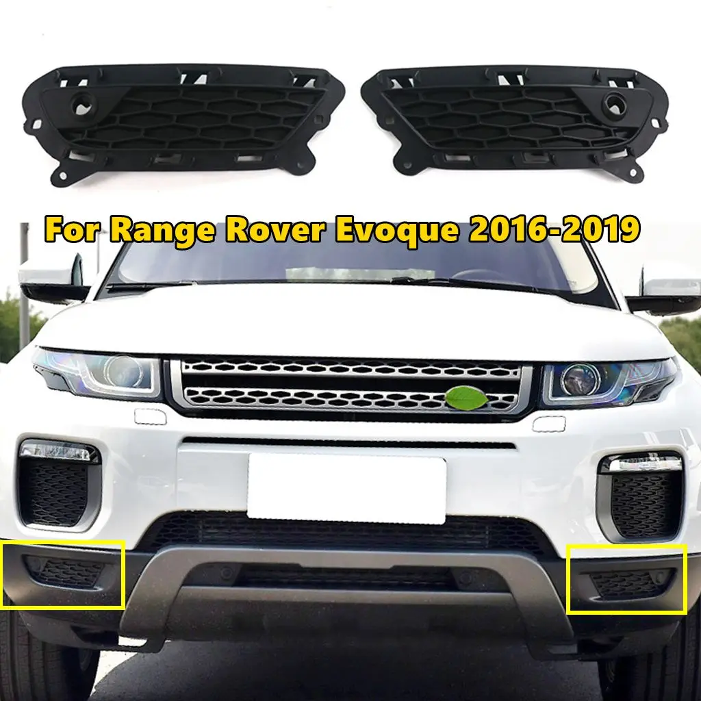 

1 Pair Front Bumper Lower Side Trim Bezel Grille Fog Light Cover For Range Rover Evoque 2016 2017 2018 2019 LR074224/LR074208