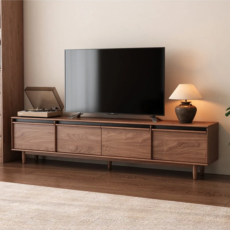 antique Solid wood tv stand multi-functional storage convenient Tv cabinet classical style meuble télé living room furniture