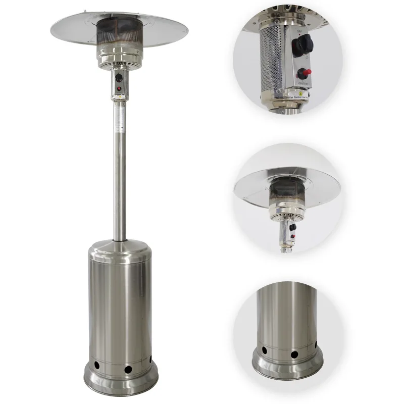 Commercial Luxury Umbrella-Shaped Outdoor Patio Heater Liquefied Gas Stove Natural Gas Heating Stove for Sale