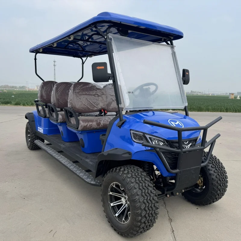 2025 Powerful 72v Lithium 4 Stroke Engine Golf CartsHigh Quality Four Wheel Drive2 4 6 8 Seat Golf Cart