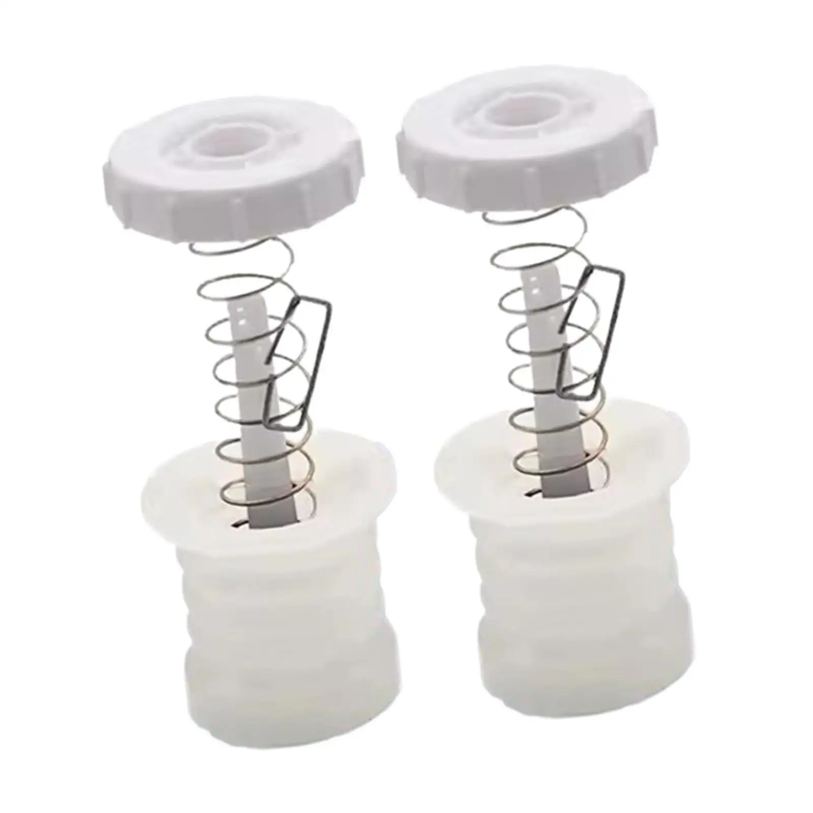 2x Washing Machine Drain Valve Cores Practical Easy to Install Lightweight Washing Machine Spring Accessories Drain Valve Plug