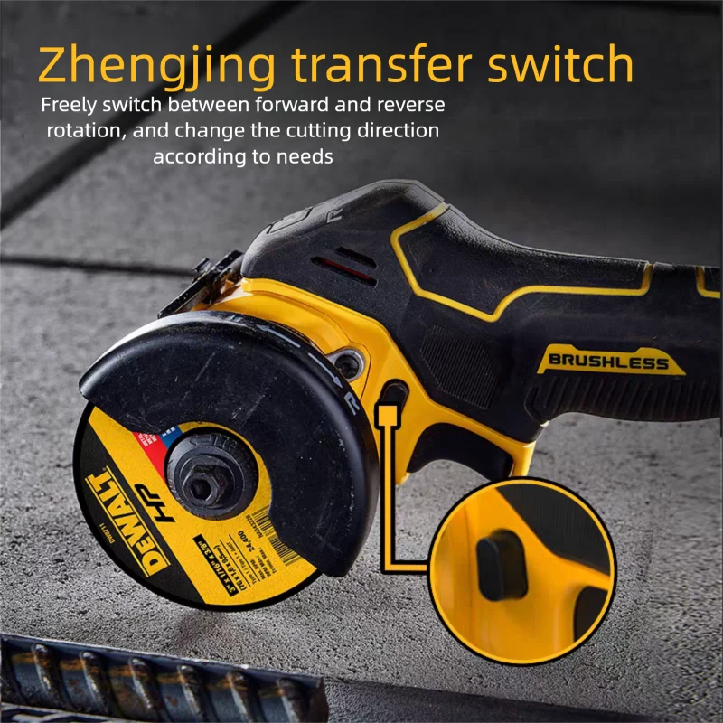 

Аккумуляторная отрезная пила DeWalt DCS438, 20В, литиевая батарея, бесщеточная ручная пила для резки металла и плитки, Little Steel Warrior