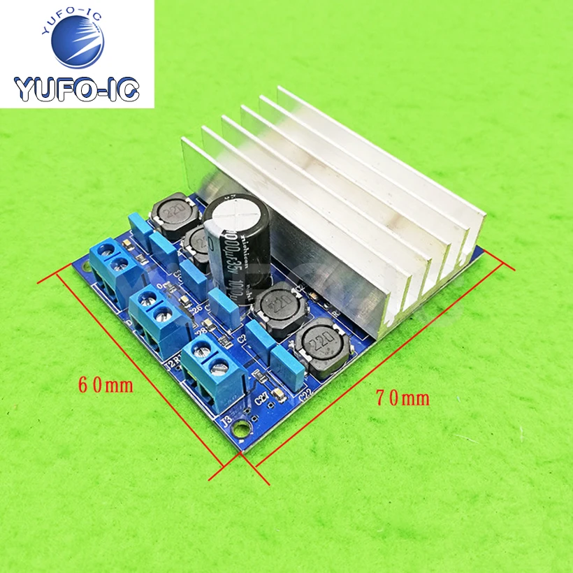 السفينة حرة 2 قطعة TDA7492 الطاقة الرقمية مكبر كهربائي مجلس قد تكون متوازية للجسر 50 واط * 2/100 واط سوبر TA2024