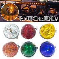 1156 Bulb Truck Side Marker Light Watermelon Glass Lens Light 12V 24V Indicator Warning Light For Car Trailer Tractor Truck Bus