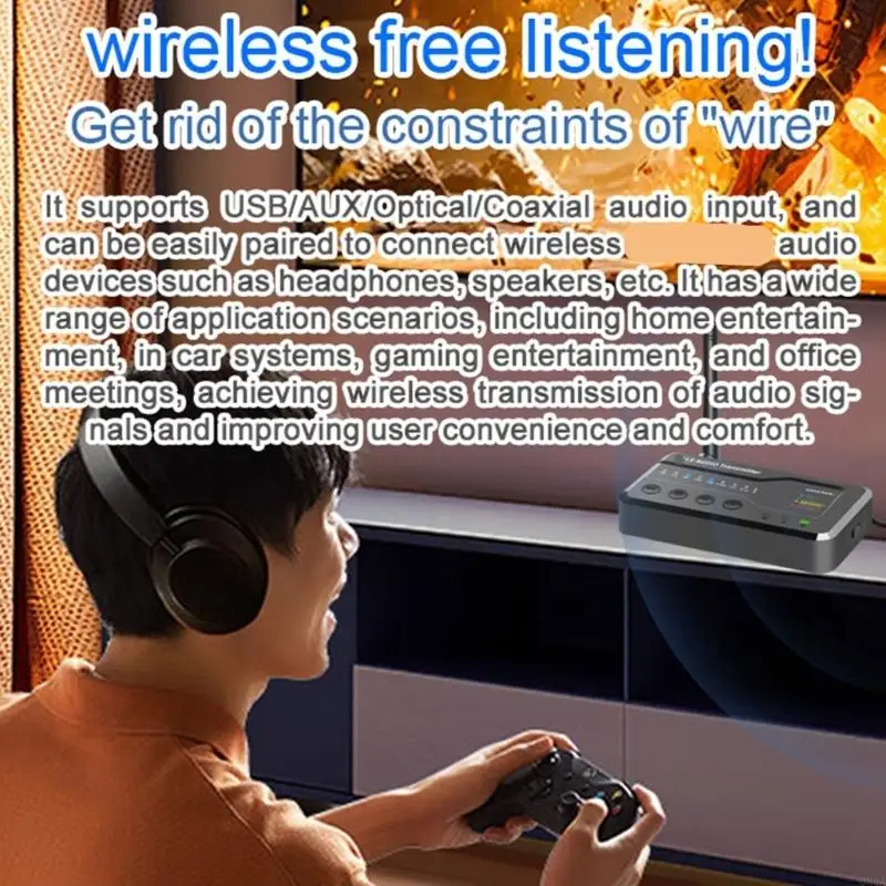 Беспроводной слуховой передатчик с MR278-совместимым с Bluetooth-совместимыми в диапазоне Q84A