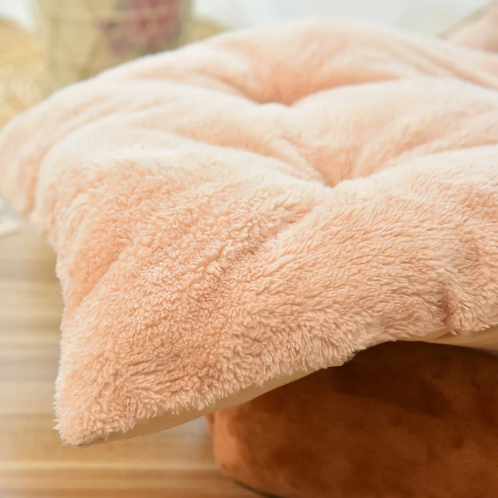 

Pet Bed 50Cm Cartoon Animal Shape Thick Pad Washable Inner Cushion Non-Slip Bottom For Cats Small Dogs Puppy Sleeping Nest Pet