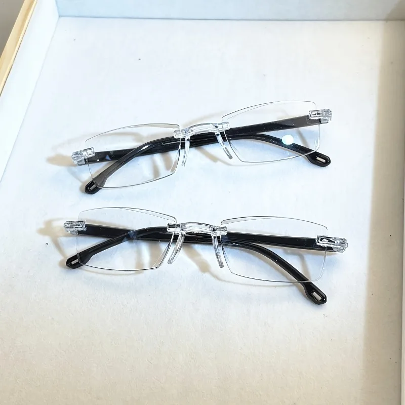 14 Stück Anti-Blaulicht-Lesebrille im Y2K-Stil mit PC-Rahmen und Linsen – Detail 4