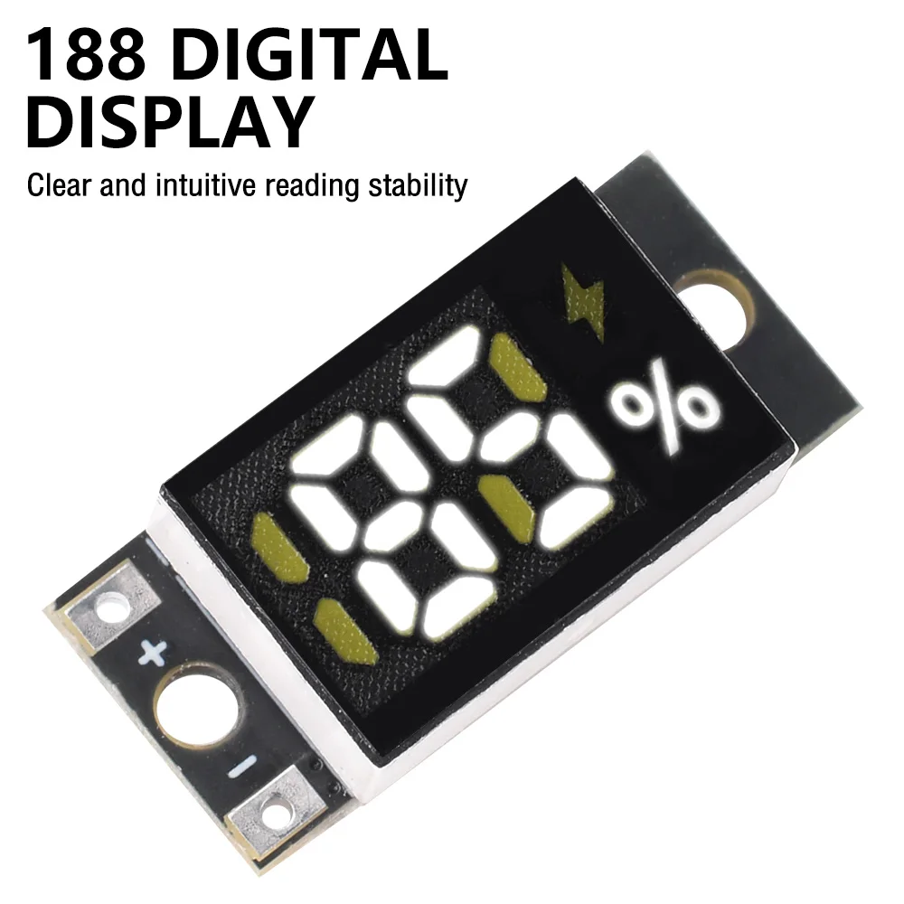 Mini-Batterie-Ladezustandsanzeigemodul 188-Segment-LED-Display Universelle Prozentanzeige für 1 oder 2 x 1,5V – Detail 9