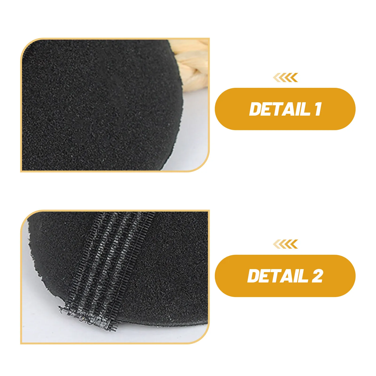 16Pcs Volume Hair Base Insert Hair Sponge Pads Invisible Root Clips Styling Tools for Bun Volume Updo and Root Lift