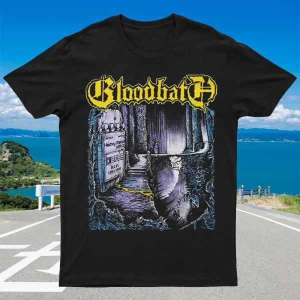 

2025 New BLOODBATH – Right Hand Wrath Printed Unisex Street Fashion Trendy Short Sleeves Made of Pure Cotton Round