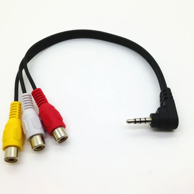 

DC3.5 Quadrupole Rotary 3RCA Female Lotus AV Color DifferenceCable AudioCable Video Cable LCD TV