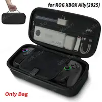 Estuche de transporte de gran capacidad para consola de juegos ROG XBOX ALLY, bolsa de almacenamiento de viaje dura EVA para accesorios de juegos ROG XBOX ALLY X