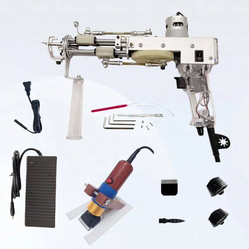 High Quality New 2-in-1 Tufting Gun Carpet Weaving Gun Tufting Gun Carpet Machine tuft gun kit 	tufting kit tufting set