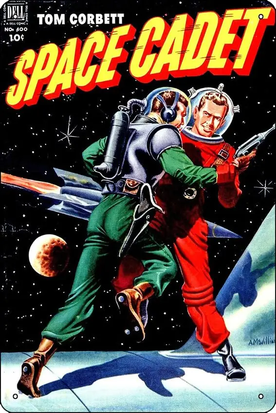 Tom Corbett Space Cadet Poster Metal Tin Sign Fun Home Art Wall Decor 8x12 Inch