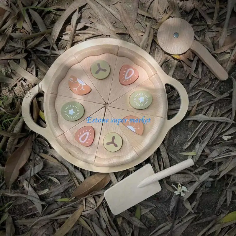 090B Giocattolo in legno per tagliare Fai finta giocare a giochi ruolo per giochi attività per bambini