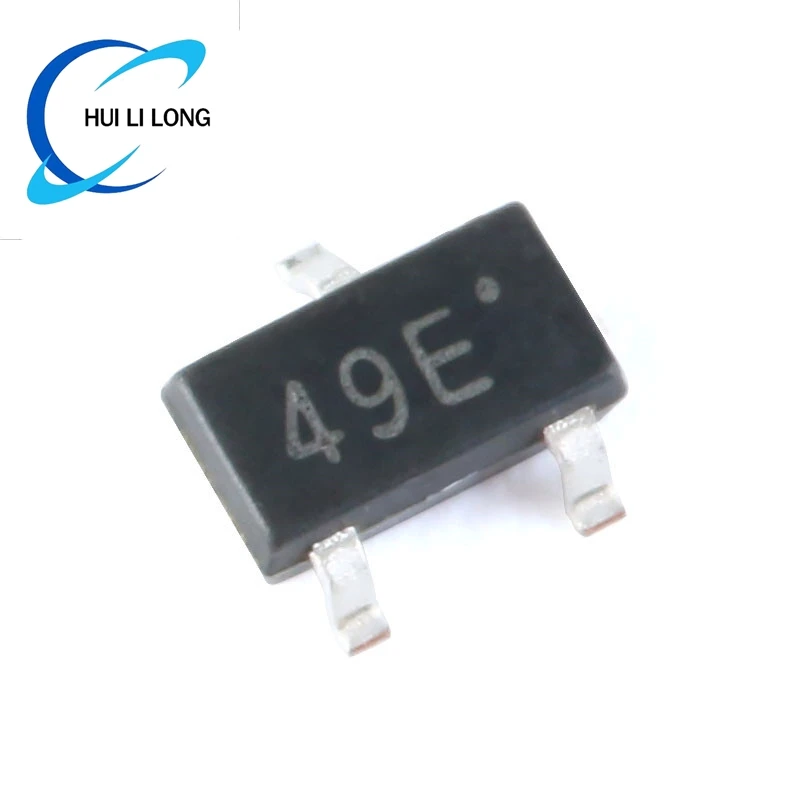 50pcs 49E Hall Effect Sensor Switch Hall Element SOT23 SOT-23 SS49E AH49E High Sensitivity