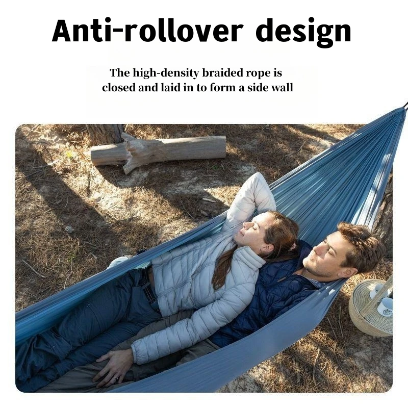 Super light swing hammock outdoor single/double anti-rollover outdoor travel camping portable storage bed