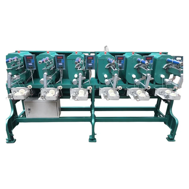 Auto Filament Yarn Winding Machine Yarn Spool Unwinding Machine Cone-to Cocoon Yarn Bobbin Machine Rewinding Machi