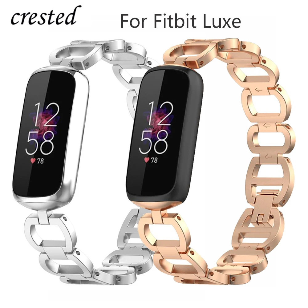 Stainless Steel Band For Fitbit luxe Strap Replacement Special Edition Accessories smartwatch Correa Belt Luxury Metal Bracelet