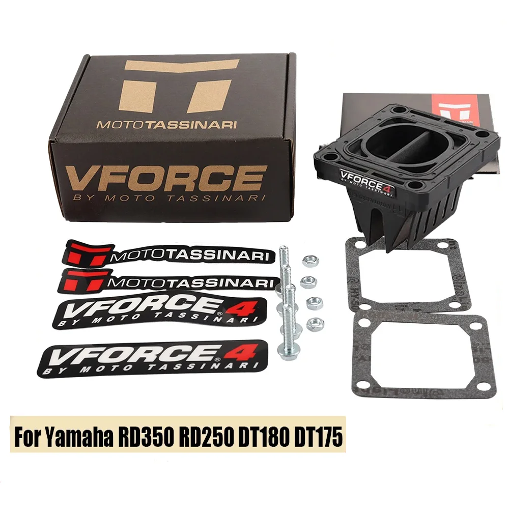 Válvula de palheta para motocicleta V Force 4 V4144 Vforce 4 para Yamaha YFZ350 RX115 135 RXZ135 YZ125 60 Banshee 350 RD350 250 DT180 175 RXZ-D