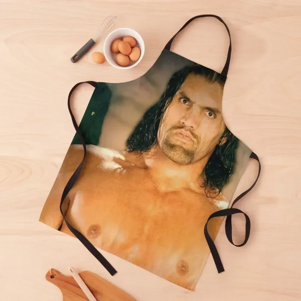 

the great khali Apron For Cooking Chef Accessory Customizable Woman Apron