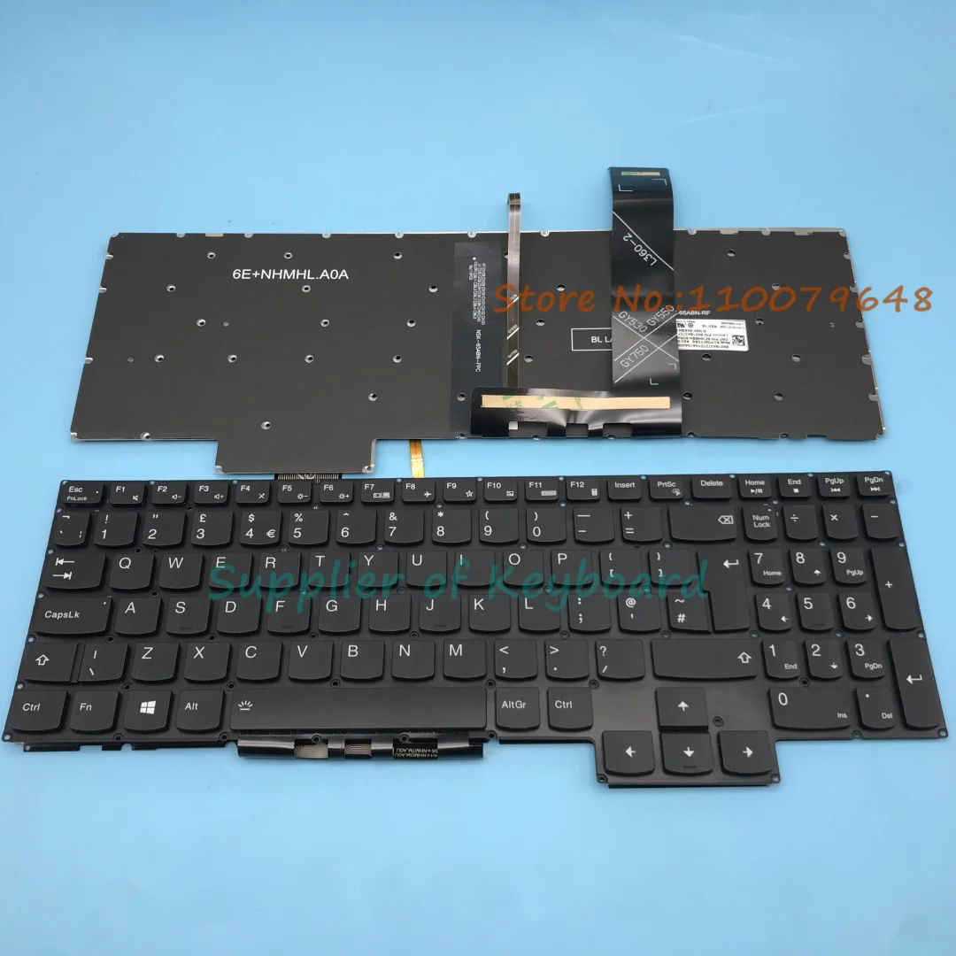 New English/UK Keyboard For Lenovo Ideapad Gaming 3-15ARH05 3-15IMH05 3-15ACH6 3-15IHU6 3-15IHU6D Backlit