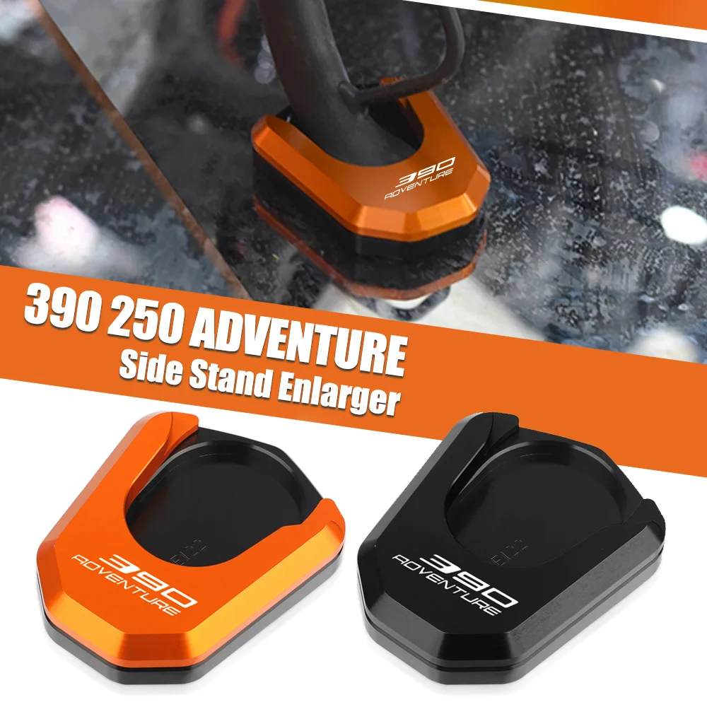 

Motorcycle Kickstand FOR 390 250 Adventure 2019 2020 2021 2022 2023 Accessories Foot Side Stand Extension Plate Pedal Footrest