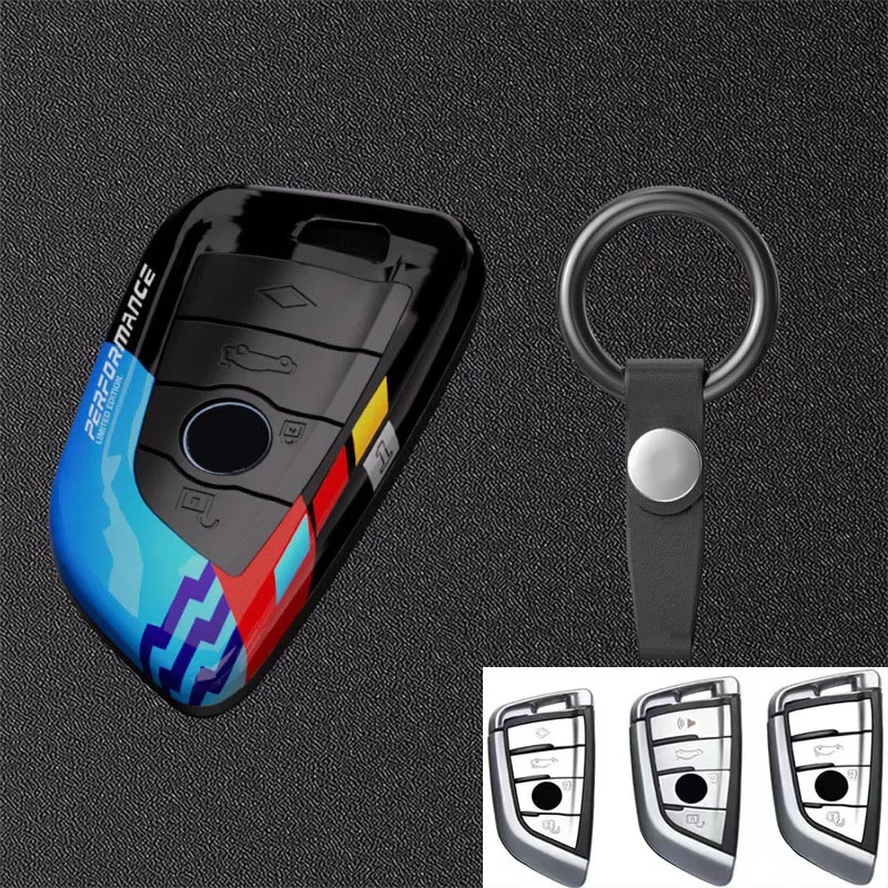 

Car Key Case Cover Shell ABS Protection for BMW G20 G30 F15 F16 G01 G0210 F20 F30 G07 F34 F32 F48 X1 X3 X4 X5 Key Chain G05 F