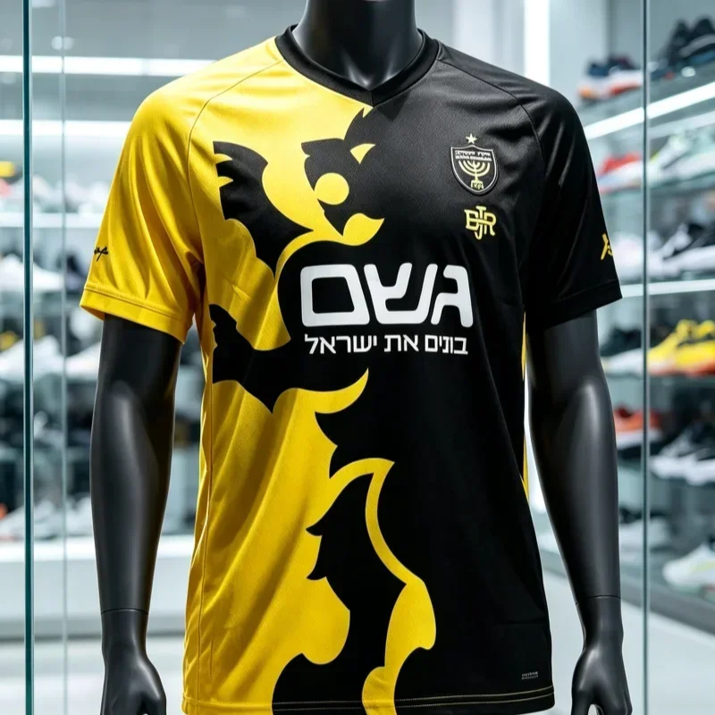 2027 Beitar Jerusalem Niche Fan Customized Casual Sports Fast Drying Breathable 3D Printed Tee For Family And Children's Wear