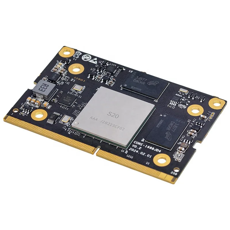 SoM 16TOPS Edge Computing Electronic Computer SOPHON BM1688 Octa Core Encoding Ffmpeg Package Ubuntu Debian Linux SoM